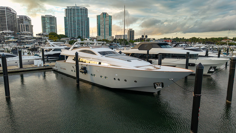 110 ft Antago motor yacht for yacht charter at Grove Harbour Marina, Coconut Grove, miami-yacht-rental, view 13