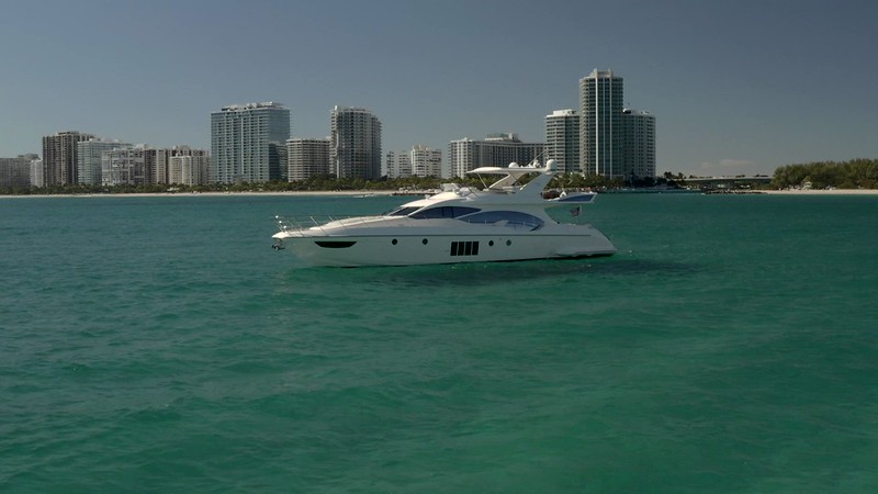 70 ft Azimut Flybridge flybridge yacht for yacht charter at miami-yacht-rental, view 7