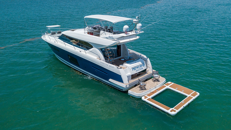 65 ft Prestige motor yacht for yacht charter at Miami beach Marina, South Beach, miami-yacht-rental, view 7