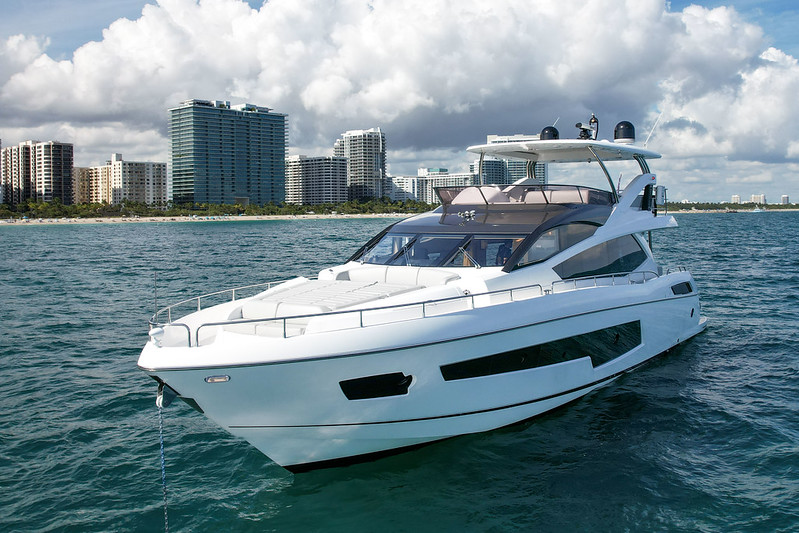 75 ft Sunseeker motor yacht for yacht charter at Marina Palms, North Miami Beach, miami-yacht-rental, view 6